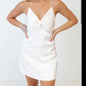 Movie Star Status Dress In Ivory bride